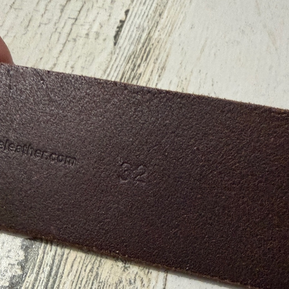 Brave Brown Leather Women’s Belt - Picture 4 of 5
